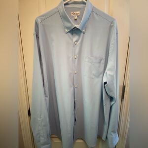 Peter Millar Sky Blue Casual Button Down Shirt